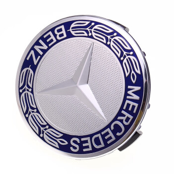奔驰车标标志改装gl500r300r350r500glk350原装奔驰轮毂盖奔驰深蓝