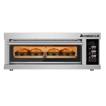 志高（CHIGO）商用烤箱一层二盘电烤箱商用大型烤炉蛋糕面包披萨烘炉焗炉烤箱 电脑款 DL-12（380V）