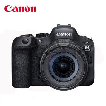 佳能（Canon）EOS R6 Mark II 全画幅微单相机 R6二代 RF24-105mm STM 套机（含128G卡*2+补光灯+相机包）