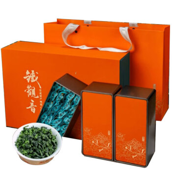 茶王飘新茶铁观音茶叶一级浓香型500g礼盒装包装袋子随机发