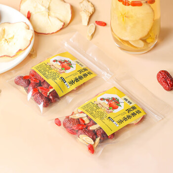 婉明 黄芪苹果姜枣茶30g/小袋  苹果黄芪红枣枸杞姜 6袋起售