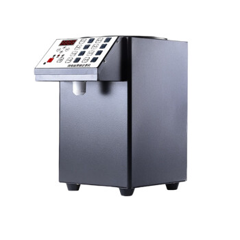 QKEJQ果糖机商用奶茶店设备全套16格果粉定量仪全自动果糖定量器   标准款黑色