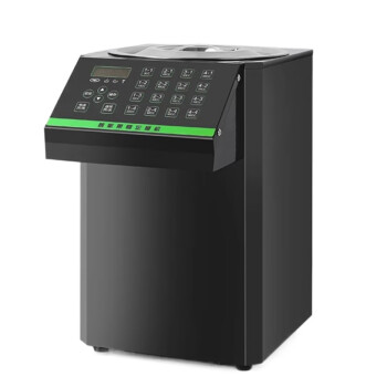 QKEJQ果糖机商用奶茶店专用定量机全自动16键精准小型设备果糖仪出糖机   实用款-8L-16键-黑色