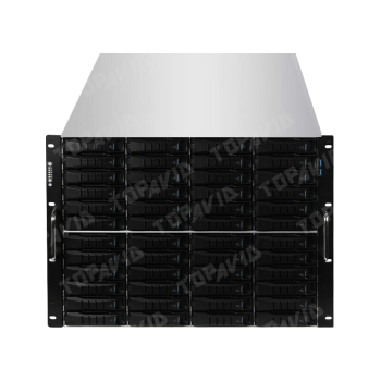 拓普（TOPAVID）SRB4L8572TP 72盘100G万兆光纤磁盘阵列 影视制作共享网络存储 864TB企业级存储容量