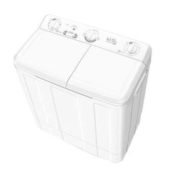 威力（WEILI） 半自动双杠洗衣机双桶双电机双动力操作简单父母轻松用 【9公斤容量】 XPB90-9082S