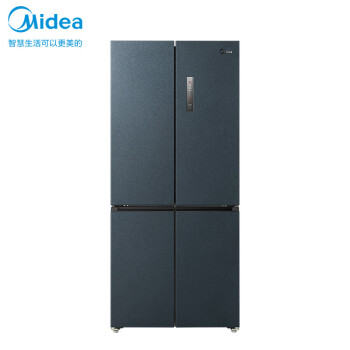 美的（Midea）60厘米薄系列485升十字门冰箱超薄嵌入大容量家用智能冰箱一级变频BCD-485WSPZM(E)【专】