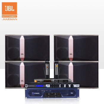 JBL Ki510*4专业KTV音响套装K歌唱歌影院环绕音箱卡拉ok会议室教学音响设备带话筒麦克风