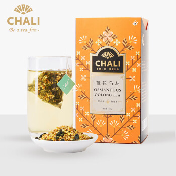 茶里（CHALI）桂花乌龙盒装54g（18包） 