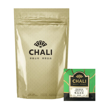 Chali精选绿茶200g (100包)/袋玉米纤维三角茶包 酒店客房高档餐厅专用