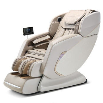 康佳（KONKA） 按摩椅SL导轨豪华太空舱零重力电动全身按摩沙发椅子 米灰色 SL导轨 AI机芯 智能系统