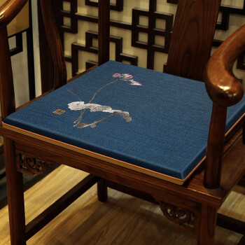 中式圈椅垫红木沙发坐垫家用太师椅官帽椅实木家用餐桌防滑凳垫椅子垫