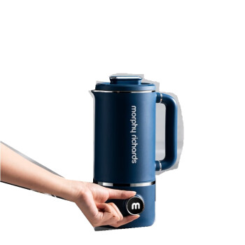 摩飞电器（Morphyrichards） 破壁机家用免洗 降噪多功能豆浆机养生壶一机两用MR8200 轻奢蓝-破壁机