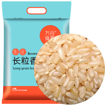 万谷食美 糙米5斤东北长粒香糙米含胚芽 杂粮粥米 