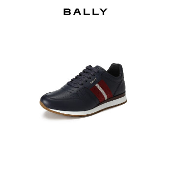 巴利（BALLY）男士休闲鞋运动鞋墨蓝色 ASTEL FO 526 6239719 8/42父亲节