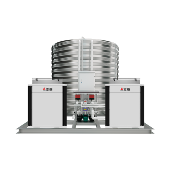 志高（CHIGO）空气能热水器商用一体机 大容量空气源热泵双5匹8吨常温机KFXRS-18II/3N（企业专享）