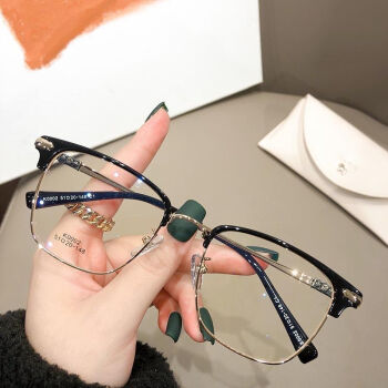 xpmr新品眼镜超轻纯钛眼镜男潮可配度数眼睛框镜架全框女大脸网红款平