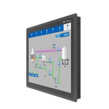 万傲触控 工控一体机触摸屏工控机工业平板电脑壁挂嵌入式工业一体机电容电阻触控工业显示器 8英寸i3