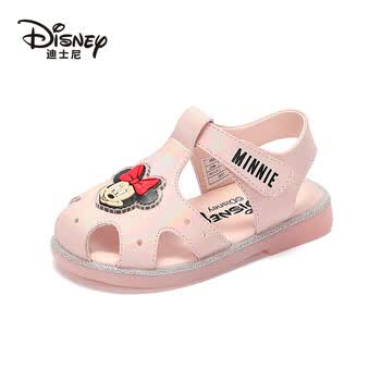 【迪士尼童鞋儿童凉鞋】disney迪士尼童鞋女童包头凉鞋夏季儿童公主鞋