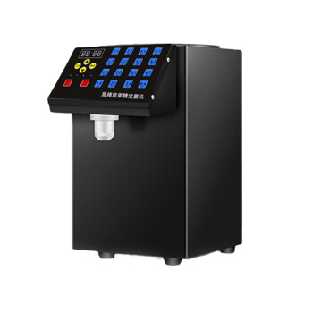 QKEJQ   果糖定量机商用奶茶店设备全自动16格超精准定量仪果糖机   黑色大