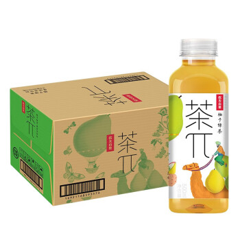 农夫山泉茶π-柚子绿茶500mL*15瓶 茶饮料