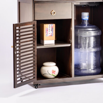 MULTIPOTENT可移动茶车茶桌小茶台方华茶水柜（中）（不含电器）祥-福系列