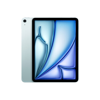 Apple/苹果 iPad Air 11英寸 M2芯片 2024年新款平板电脑(Air6/128G eSIM版/MUXX3CH/A)蓝色