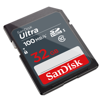  闪迪（SanDisk）32GB SD内存卡 至尊高速版读速100MB/s 数码相机 摄像机存储卡 支持高清视频 