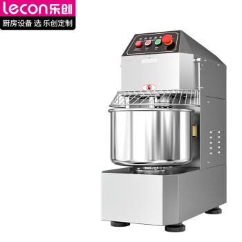 乐创（lecon）厨师机全自动 和面机 商用厨房多功能双动双速揉面机普通款30L SSD30