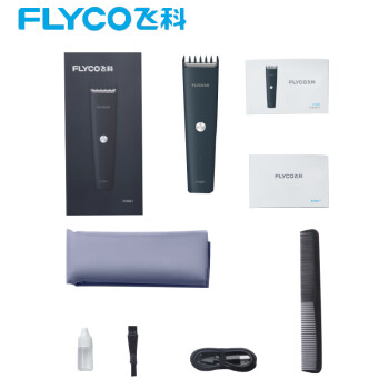 飞科（FLYCO）理发器 FC5821 电动智能剪发器推子儿童成人理发剪刀剃头刀剃发器防夹发【曜岩黑】