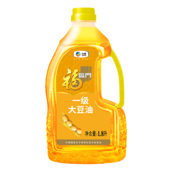 福临门 食用油 浸出一级大豆油 1.8L 中粮出品