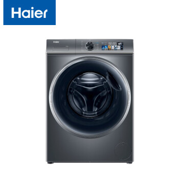 海尔（Haier）全自动滚筒洗衣机 精华洗2.0直驱变频 10公斤智能投放巴氏除菌 晶彩智慧屏 XQG100-BD1266