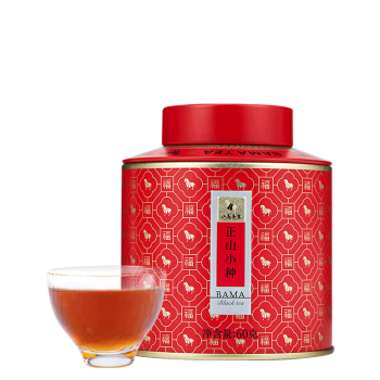 八马茶业红茶 武夷山正山小种特级 60g罐装茶叶自己喝