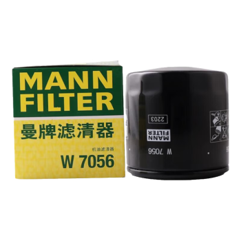 曼牌（MANNFILTER）机油滤清器机滤机油滤芯W7056凯迪拉克君威君越GL8威朗昂科威吉普