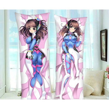 守望先锋抱枕 守望先锋dva等身抱枕ow天使黑百合长抱枕二次元全身动漫