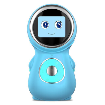 智力快车 在智能机器人 WiFi 儿童智能教育机器人0-1-3-6 婴幼儿小孩 蓝色