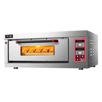喜莱盛烤箱商用大型披萨燃气烤炉 蛋糕面包月饼烤鱼电烤箱一层两盘XLS-YXY-102