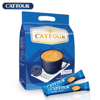 catfour 蓝山咖啡40条风味 速溶咖啡粉 三合一 冲调饮品 600g/袋