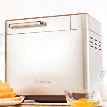 东菱（Donlim） 面包机 全自动 和面机 家用 揉面机 可预约智能投撒果料烤面包机DL-TM018