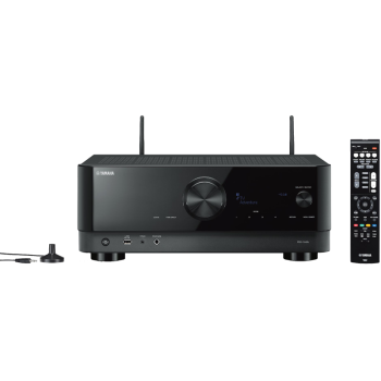 雅马哈（Yamaha）RX-V4A 功放机 5.2声道家庭影院音响功放 8K 杜比 DTS 蓝牙 USB DSP 黑色