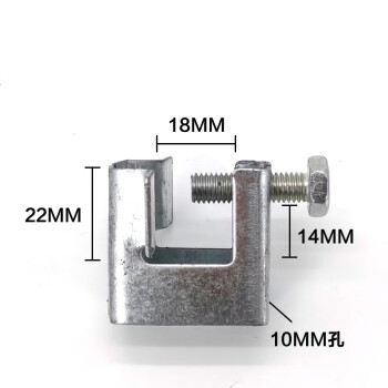 铸铁老虎卡c型钢吊件h槽钢挂钩工字钢梁卡方形铁皮镀锌虎口夹牙镀锌