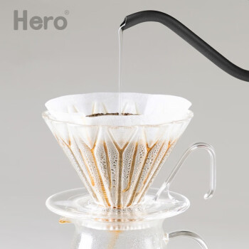 Hero英雄菱镜PCTG咖啡滤杯滴滤咖啡过滤器手冲咖啡壶1-2杯份