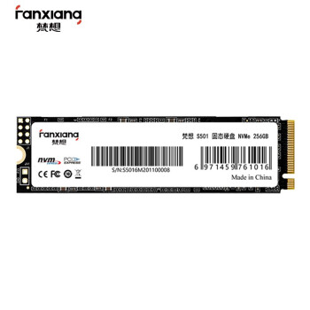 梵想(FANXIANG)256G SSD固态硬盘 M.2接口(NVMe协议) S501系列