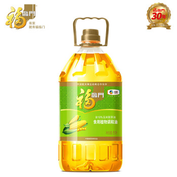 福临门 食用油 玉米清香食用植物调和油5L 中粮出品 新老包装随机发货