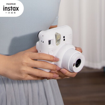 富士instax mini12一次成像拍立得相机mini12 茉莉白 官方标配（含专属配件礼包）