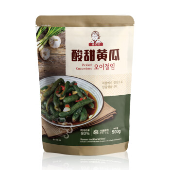 延边朝鲜族崔奶奶酸甜黄瓜泡菜元池腌黄瓜韩式酸甜水果小黄瓜酱菜酸甜