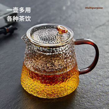 忆壶茶 玻璃茶壶茶具公道杯泡茶壶杯加厚过滤飘逸杯煮茶壶 水壶泡茶器