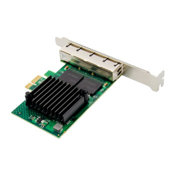 来采 PCI-E x1 I350AM4 四口千兆服务器网卡 1000M四电口以太网NIC