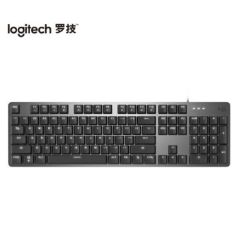 罗技（G）K845 机械键盘 有线键盘 游戏办公键盘 全尺寸 单光 黑色 TTC轴 茶轴