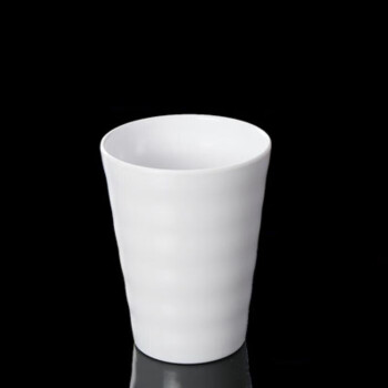扬格食堂会议用密胺白色杯子 仿瓷水杯茶杯 20个