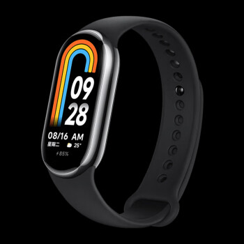 小米（MI）手环8 NFC版 150种运动模式 血氧心率睡眠监测 电子门禁 智能手环 运动手环 亮黑色